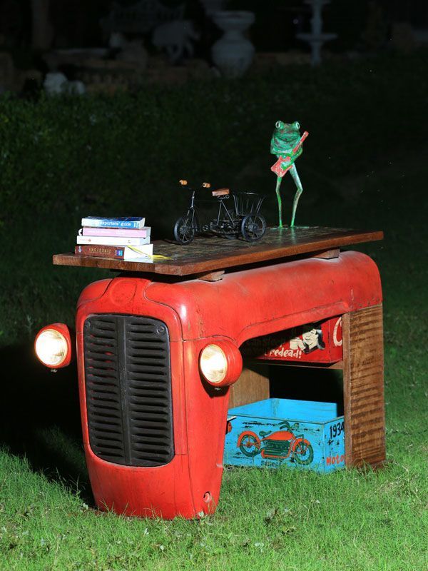 Indian Tractor Table-Garden Furniture Centre-MidInstock,instock,MidRange,Outdoor Furniture,Upcycled Furniture-{collection_title}