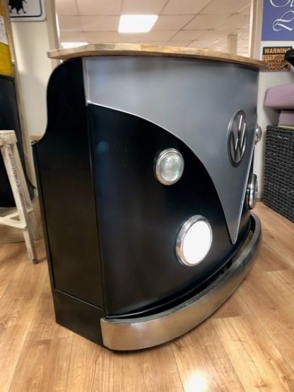 Indian VW Bus Bar Counter | Black And Silver 