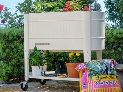 Permasteel Elevated Garden Bed | Ivory