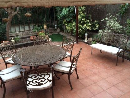 Casino 6 Seater Round Table and Chairs Set