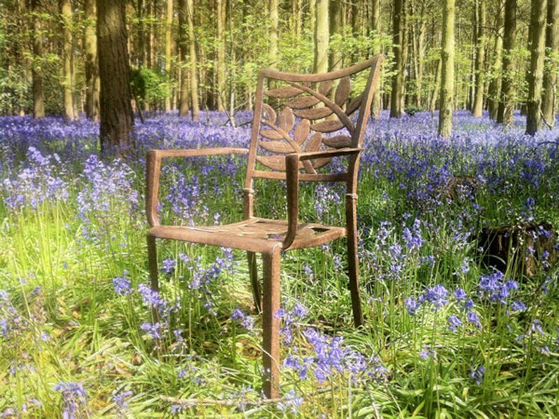 Leaf Dining Chair-Garden Furniture Centre-LowRange,Dining Chair,Chair,Metal,Outdoor Furniture,Metal Furniture,Casino & Leaf Range,Outdoor Dining,Metal Chairs-{collection_title}