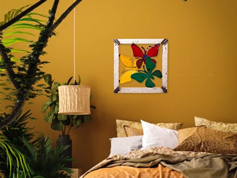 Barnyard Butterfly Wall Panel Peacock