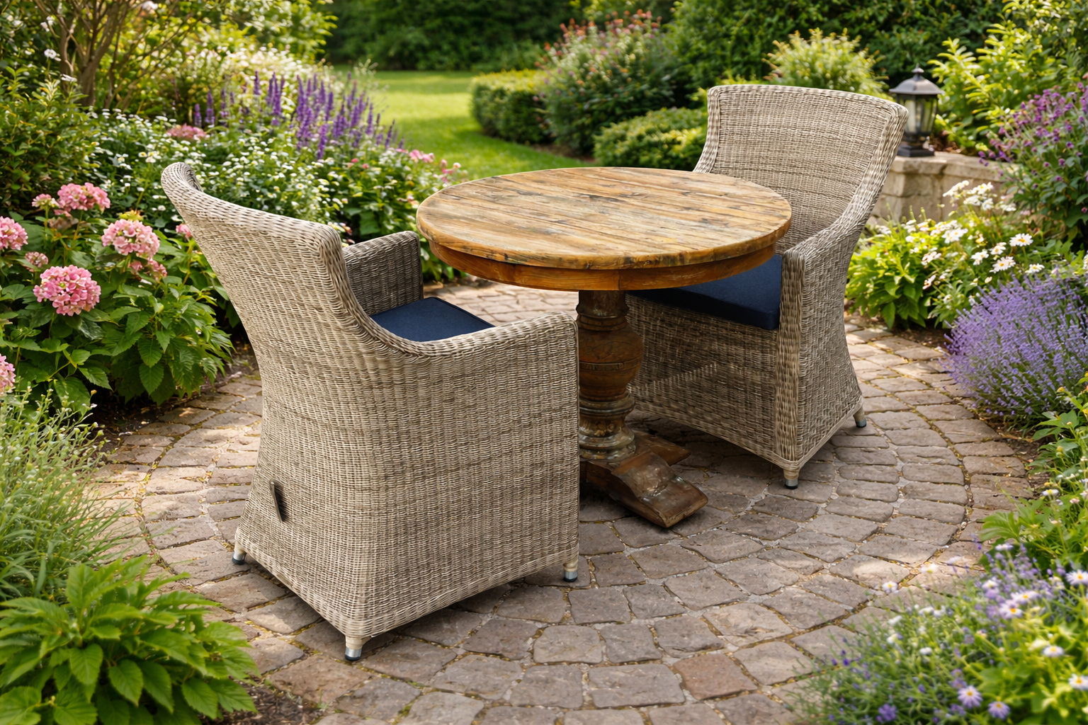 Java Teak Table | 80cm Dia