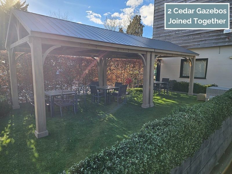 Cedar Gazebo 4.2m x 3.6m | FSC® Certified