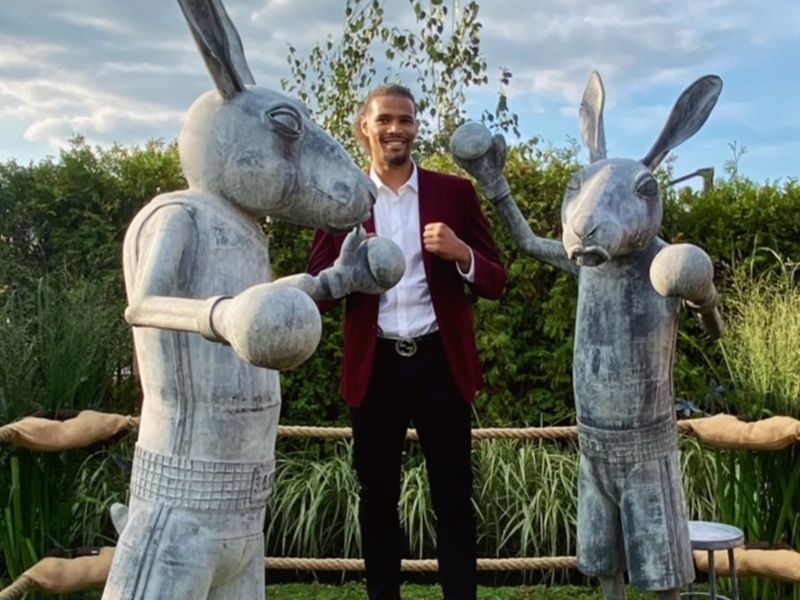 Boxing Hares -Garden Furniture Centre-HighRange,Showroom exdis,Ornaments,Animal Garden Ornaments,Metal Garden Ornaments-{collection_title}