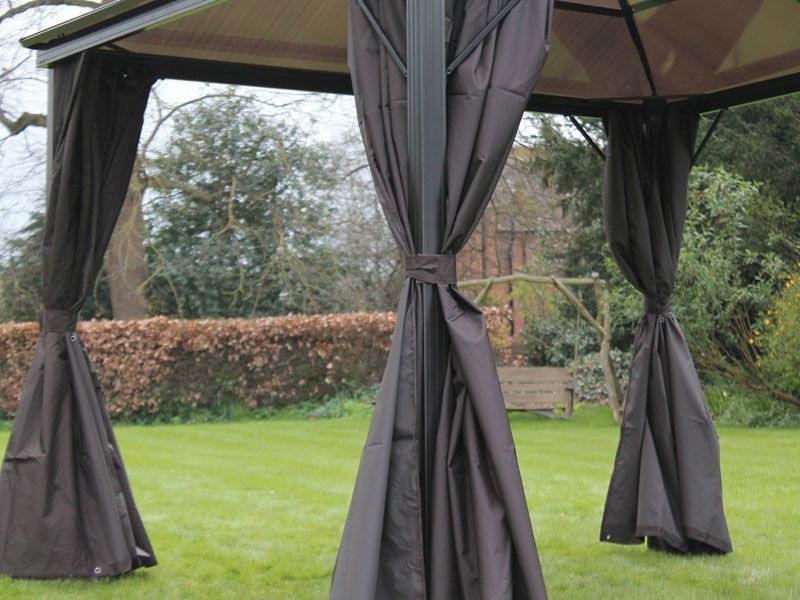 Four Seasons Junior Gazebo 3 x 3m | November Offers-Garden Furniture Centre-Free Install,MidInstock,instock,MidRange,Free Standing,Gazebos,Metal Gazebos,All Seasons Gazebos,All Seasons Gazebo Range,All Seasons Range,Sale,Monthly Offers-{collection_title}