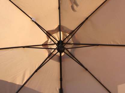 Junior Roma 3m Diameter Cantilever Parasol  & Weather Cover