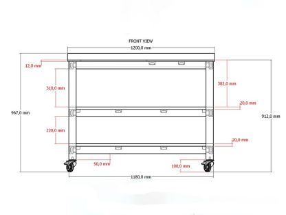 Bari Kitchen Kamado With Wheels 