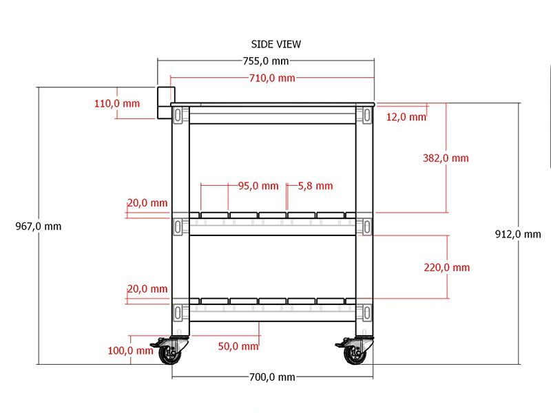 Bari Kitchen Kamado With Wheels -Garden Furniture Centre-HighRange,Reclaimed Furniture,Bari,Modular Furniture,Outdoor Furniture,Teak Garden Furniture,Outdoor Kitchens,The Bari Outdoor Kitchen Range-{collection_title}