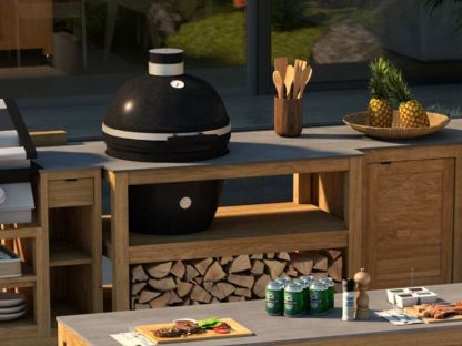Bari Kitchen Kamado Fixed Unit 