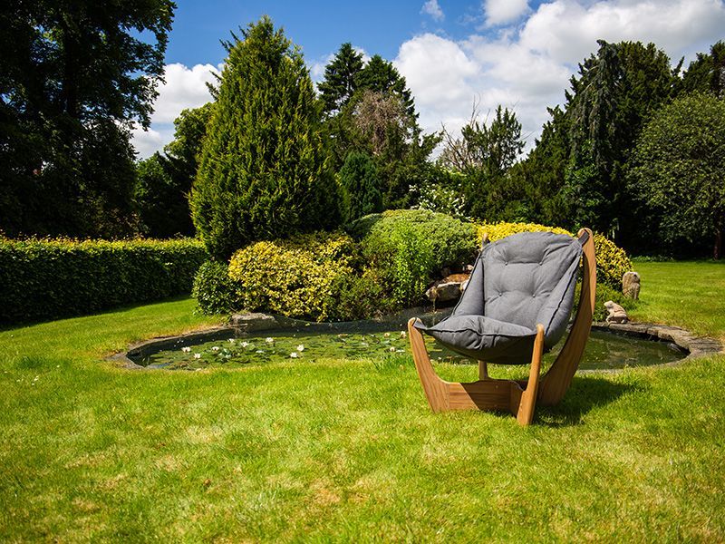 Kangaroo Teak Lounge Chair | FSC® Certified-Garden Furniture Centre-MidInstock,instock,MidRange,Balcony & Duo Sets,Swing Seats & Lounge Chairs,Outdoor Lounging,Outdoor Furniture,Loungers & Daybeds,Kangaroo & Koala Chair Range,48Hour Dispatch-{collection_title}