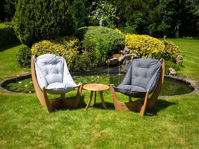 Kangaroo Teak Lounge Chair | FSC® Certified-Garden Furniture Centre-MidInstock,instock,MidRange,Balcony & Duo Sets,Swing Seats & Lounge Chairs,Outdoor Lounging,Outdoor Furniture,Loungers & Daybeds,Kangaroo & Koala Chair Range,48Hour Dispatch-{collection_title}
