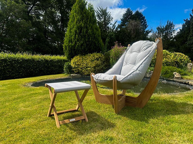 Kangaroo Teak Footstool | FSC® Certified -Garden Furniture Centre-LowRange,Under 100,Outdoor Lounging,Teak,Outdoor Furniture,Teak Garden Furniture,FSC®,Kangaroo & Koala Chair Range,Swing Seats & Lounge Chairs,Teak Chairs,Teak Accessories,48Hour Dispatch-{collection_title}