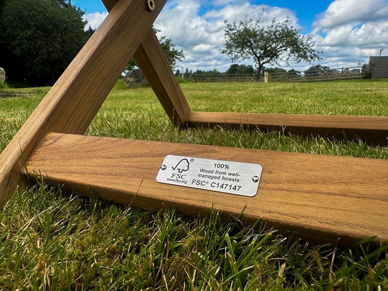 Kangaroo Teak Footstool | FSC® Certified -Garden Furniture Centre-LowRange,Under 100,Outdoor Lounging,Teak,Outdoor Furniture,Teak Garden Furniture,FSC®,Kangaroo & Koala Chair Range,Swing Seats & Lounge Chairs,Teak Chairs,Teak Accessories,48Hour Dispatch-{collection_title}