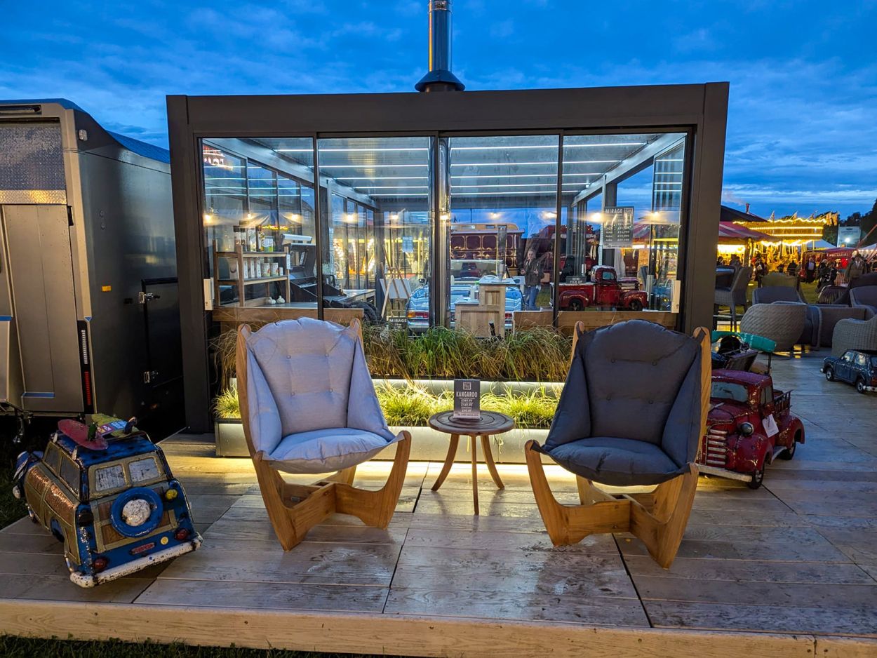 Kangaroo 2 Chair Table Set | FSC® Certified-Garden Furniture Centre-HighRange,Balcony & Duo Sets,Loungers & Daybeds,Outdoor Lounging,Outdoor Furniture,Teak Garden Furniture,Kangaroo & Koala Chair Range,Swing Seats & Lounge Chairs,48Hour Dispatch-{collection_title}