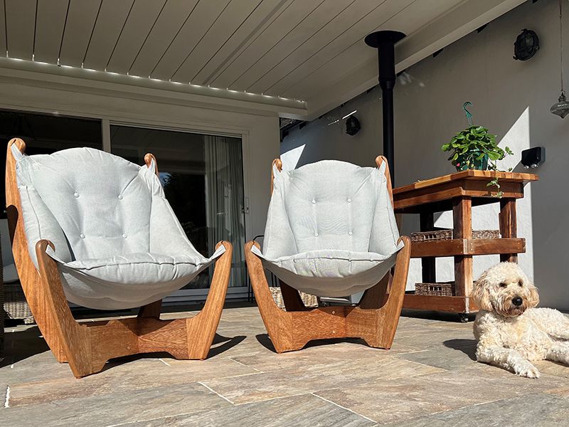Kangaroo 2 Chair Table Set | FSC® Certified-Garden Furniture Centre-HighRange,Balcony & Duo Sets,Loungers & Daybeds,Outdoor Lounging,Outdoor Furniture,Teak Garden Furniture,Kangaroo & Koala Chair Range,Swing Seats & Lounge Chairs,48Hour Dispatch-{collection_title}
