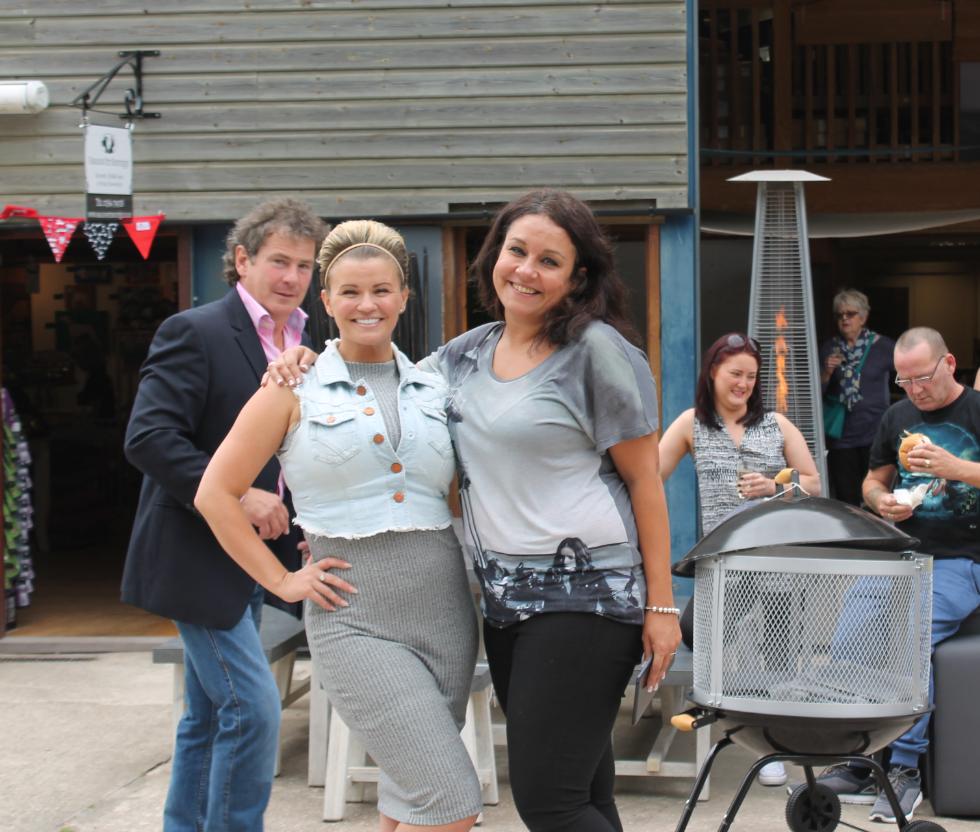 Lisa from our Sales Team with Kerry Katona