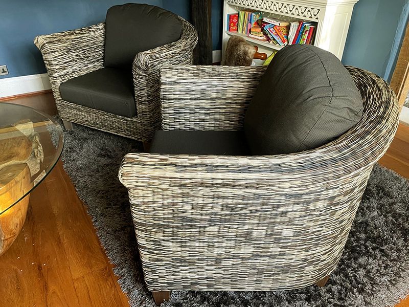 Keswick Duo Set-Garden Furniture Centre-Conservatory Set,Conservatory,Rattan Suites,Balcony & Duo Sets,Rattan,Rattan Chairs-{collection_title}