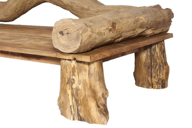 Jungle Root Bench-Garden Furniture Centre-Root,MidRange,Teak,Benches,Reclaimed Furniture,Teak Benches-{collection_title}