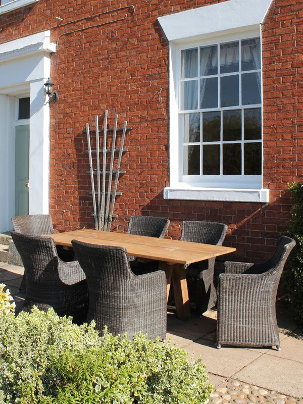 Knights 2m Table 6 Chair Dining Set