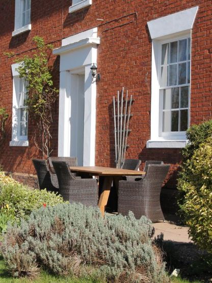 Knights 2m Table 6 Chair Dining Set