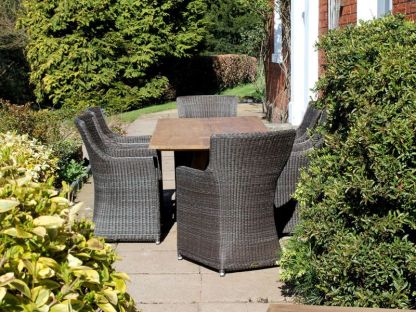 Knights 2m Table 6 Chair Dining Set