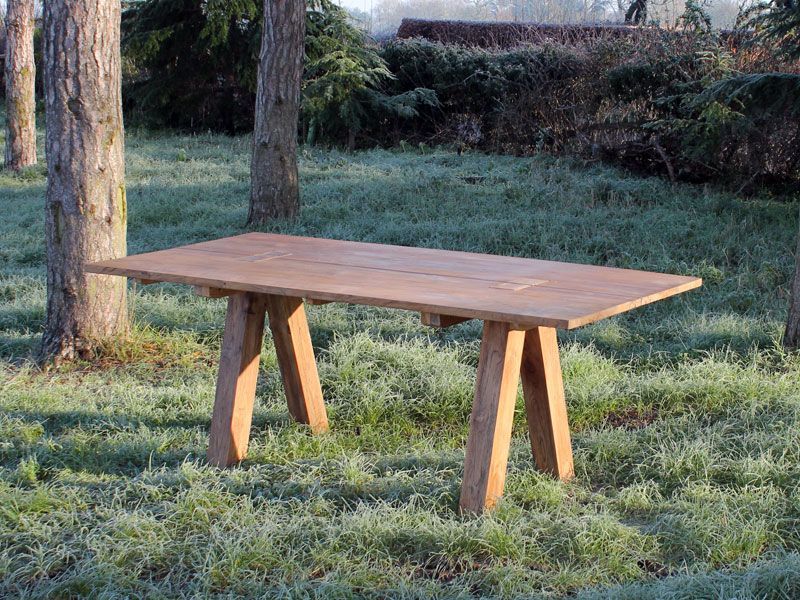 Knights Reclaimed Teak Table-Garden Furniture Centre-HighRange,Outdoor Dining,Dining Table,Teak,Outdoor Furniture,Teak Garden Furniture,Reclaimed Furniture-{collection_title}
