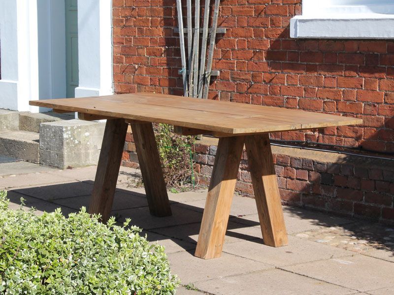Knights Reclaimed Teak Table-Garden Furniture Centre-HighRange,Outdoor Dining,Dining Table,Teak,Outdoor Furniture,Teak Garden Furniture,Reclaimed Furniture-{collection_title}
