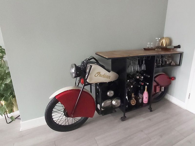 Indian Rajdoot Motorcycle Bar