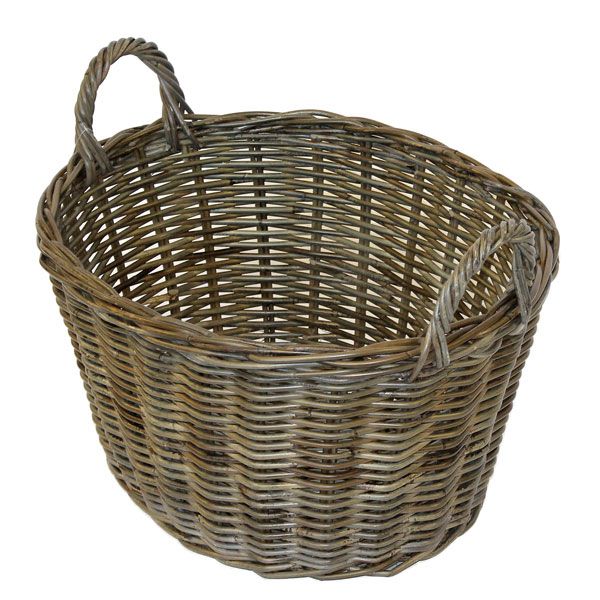 Kubu Oval Basket-Garden Furniture Centre-48Hour Dispatch,LowRange,Under 100,Storage Accessories,Conservatory,Accessories,Indoor Accessories,Outdoor Storage-{collection_title}