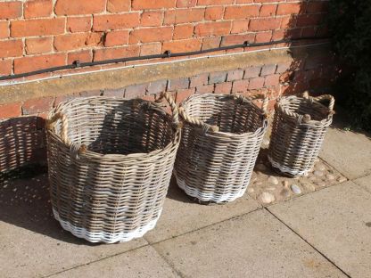 Kubu Round Basket With Rope Handles