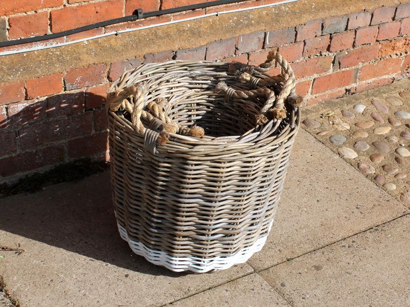 Kubu Round Basket With Rope Handles