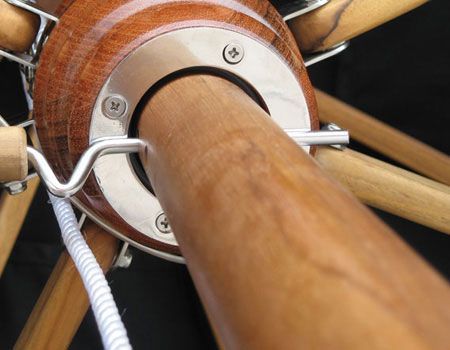 Diamond Teak Parasol 3.5m Diameter-Garden Furniture Centre-48Hour Dispatch,MidInstock,instock,MidRange,Commercial Parasols,Round,Parasols,Stand Alone Parasols Parasols,Stand Alone Parasols-{collection_title}