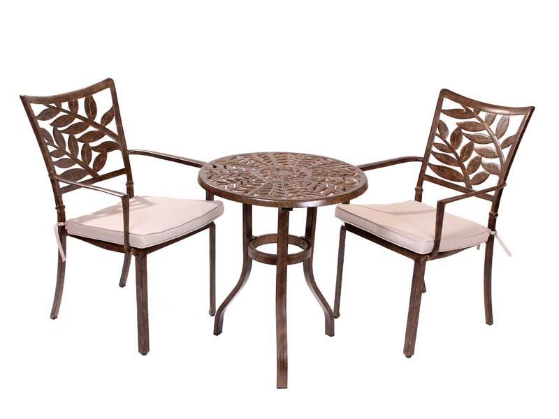 Leaf 2 Seater Bistro Set-Garden Furniture Centre-MidRange,Tables,Dining Set,Metal,Outdoor Furniture,Sale,Metal Furniture,Casino & Leaf Range,Outdoor Sale,Outdoor Dining,Balcony & Duo Sets,Spring & Summer Sale,Autumn & Winter Sale-{collection_title}