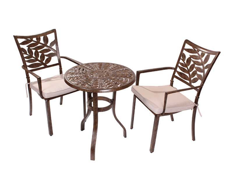 Leaf 2 Seater Bistro Set-Garden Furniture Centre-MidRange,Tables,Dining Set,Metal,Outdoor Furniture,Sale,Metal Furniture,Casino & Leaf Range,Outdoor Sale,Outdoor Dining,Balcony & Duo Sets,Spring & Summer Sale,Autumn & Winter Sale-{collection_title}