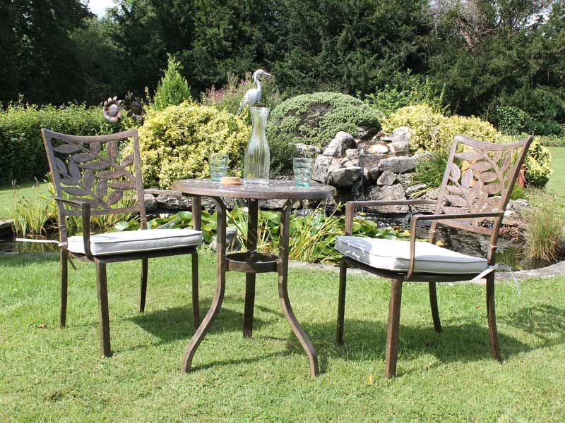 Leaf 2 Seater Bistro Set-Garden Furniture Centre-MidRange,Tables,Dining Set,Metal,Outdoor Furniture,Sale,Metal Furniture,Casino & Leaf Range,Outdoor Sale,Outdoor Dining,Balcony & Duo Sets,Spring & Summer Sale,Autumn & Winter Sale-{collection_title}