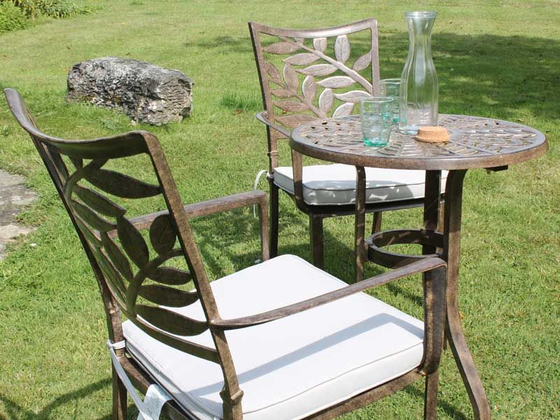 Leaf 2 Seater Bistro Set-Garden Furniture Centre-MidRange,Tables,Dining Set,Metal,Outdoor Furniture,Sale,Metal Furniture,Casino & Leaf Range,Outdoor Sale,Outdoor Dining,Balcony & Duo Sets,Spring & Summer Sale,Autumn & Winter Sale-{collection_title}