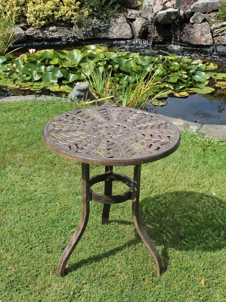Leaf Bistro Table-Garden Furniture Centre-LowRange,Metal,Outdoor Furniture,Metal Furniture,Casino & Leaf Range,Balcony & Duo Sets,Metal Tables Metal-{collection_title}