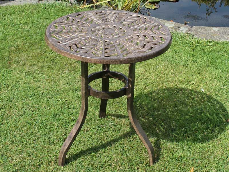 Leaf Bistro Table-Garden Furniture Centre-LowRange,Metal,Outdoor Furniture,Metal Furniture,Casino & Leaf Range,Balcony & Duo Sets,Metal Tables Metal-{collection_title}
