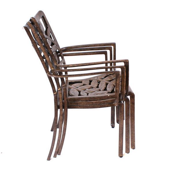 Leaf Dining Chair-Garden Furniture Centre-LowRange,Dining Chair,Chair,Metal,Outdoor Furniture,Metal Furniture,Casino & Leaf Range,Outdoor Dining,Metal Chairs-{collection_title}