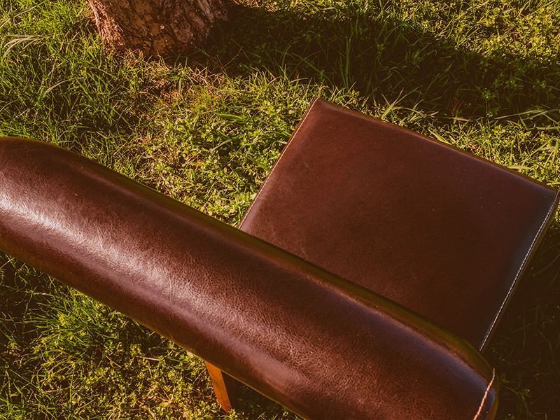 Leather Oak Dining Chair