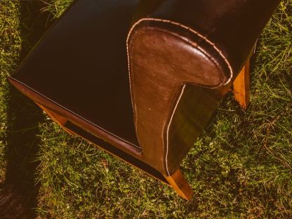 Leather Oak Dining Chair