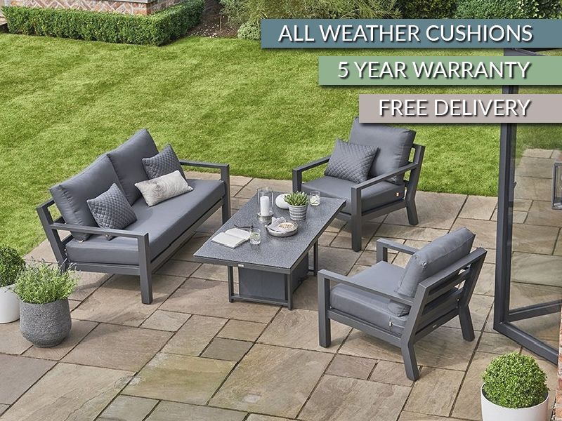 Timber Sofa Set | LIFE Range -Garden Furniture Centre-HighRange,Outdoor Lounging,Outdoor Furniture,Metal Furniture,Life Range,Lounge Suites & Sets-{collection_title}