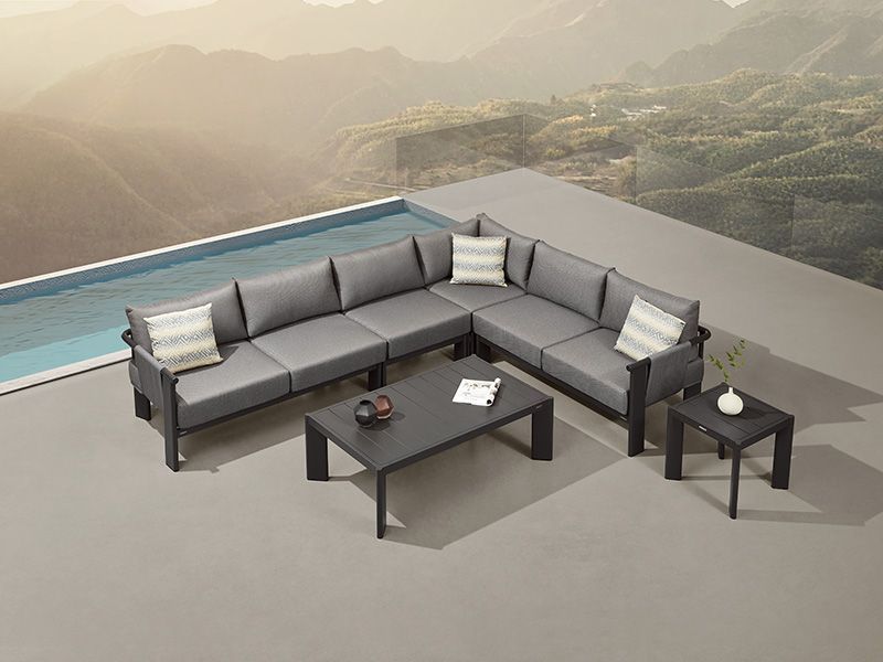 Ligo Corner Set with Coffee Table-Garden Furniture Centre-HighRange,Outdoor Furniture,Corner Lounge Units,Lounge Suites & Sets,HIGOLD Range-{collection_title}