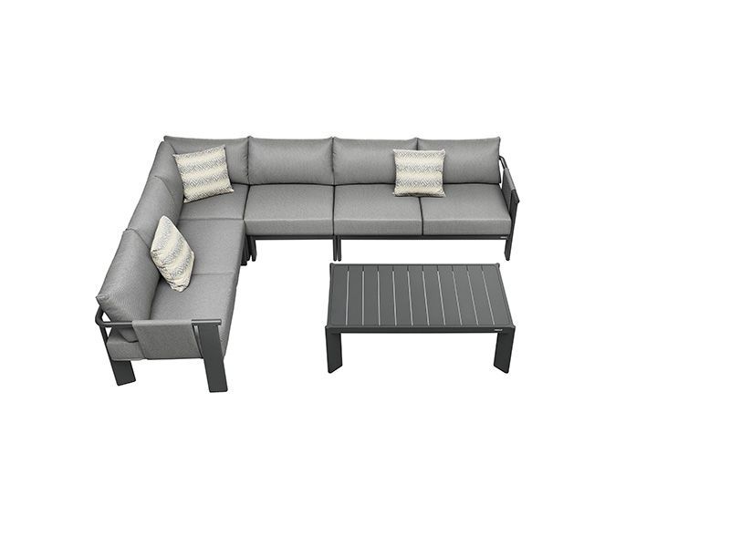 Ligo Corner Set with Coffee Table-Garden Furniture Centre-HighRange,Outdoor Furniture,Corner Lounge Units,Lounge Suites & Sets,HIGOLD Range-{collection_title}