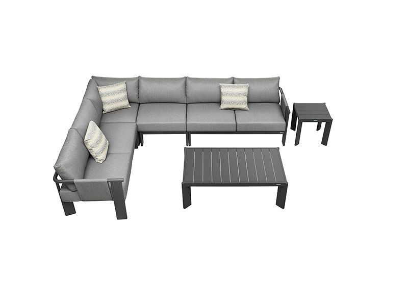 Ligo Corner Set with Coffee Table-Garden Furniture Centre-HighRange,Outdoor Furniture,Corner Lounge Units,Lounge Suites & Sets,HIGOLD Range-{collection_title}