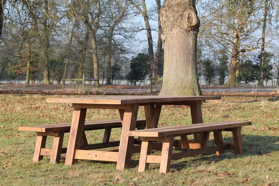 Lombok Bench Set-Garden Furniture Centre-HighRange,Dining Set,Outdoor Furniture,Teak Garden Furniture,Picnic Tables,Outdoor Dining,Teak,Benches,Tables,Teak Sets,Teak Tables-{collection_title}