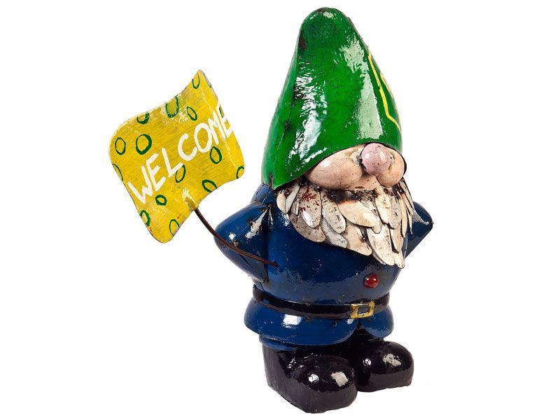 Louie the Gnome Welcome-Garden Furniture Centre-48Hour Dispatch,LowRange,Ornaments Accessories,Ornaments,Ranges,Animal Garden Ornaments,Think Outside Range,Metal Garden Ornaments,Think Outside Range Ranges,Accessories-{collection_title}