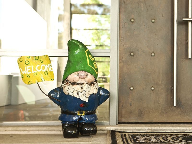 Louie the Gnome Welcome-Garden Furniture Centre-48Hour Dispatch,LowRange,Ornaments Accessories,Ornaments,Ranges,Animal Garden Ornaments,Think Outside Range,Metal Garden Ornaments,Think Outside Range Ranges,Accessories-{collection_title}