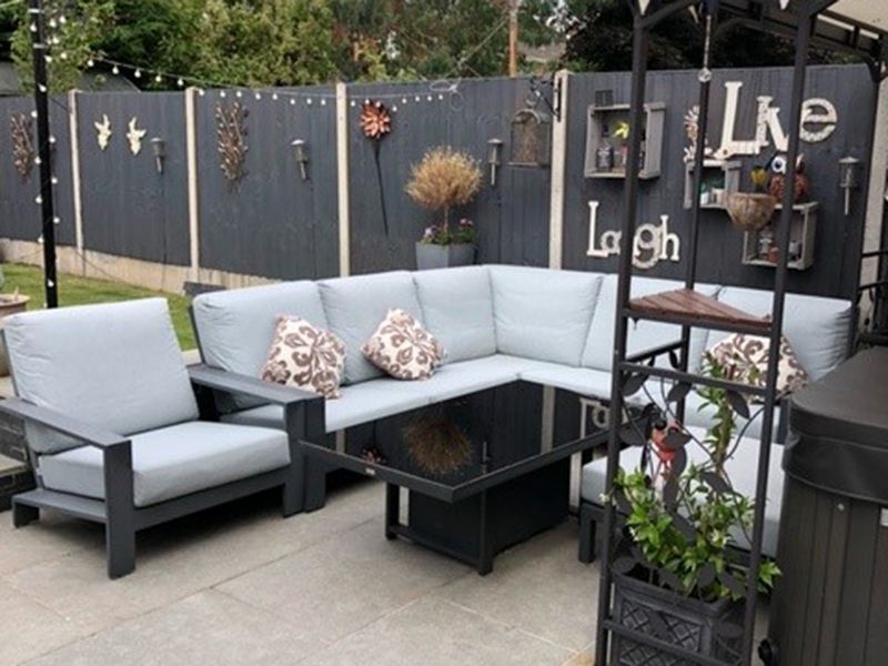 Madrid Corner Sofa Set-Garden Furniture Centre-HighRange,Outdoor Furniture,Metal Furniture,Corner Lounge Units,Metal,Metal Sets,Black Friday Month-{collection_title}